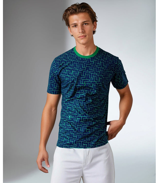 Men's Short-Sleeve Crew Neck - UV Protection, Antimicrobial