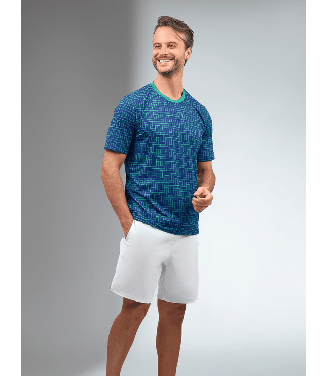 Men's Short-Sleeve Crew Neck - UV Protection, Antimicrobial