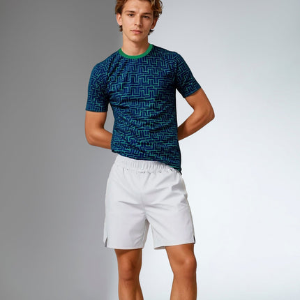 Men's Short-Sleeve Crew Neck - UV Protection, Antimicrobial