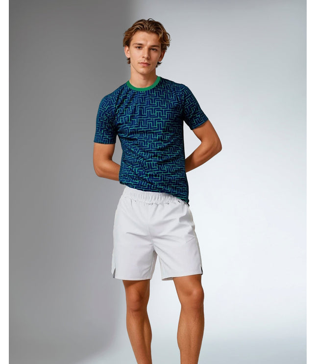 Men's Short-Sleeve Crew Neck - UV Protection, Antimicrobial
