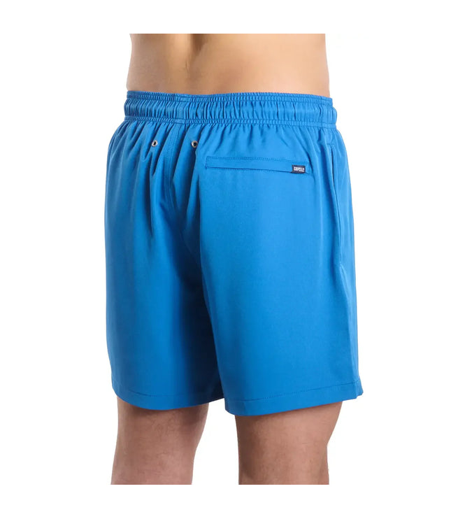 Men’s Premium Compression-Lined Hybrid Shorts – Ocean Blue