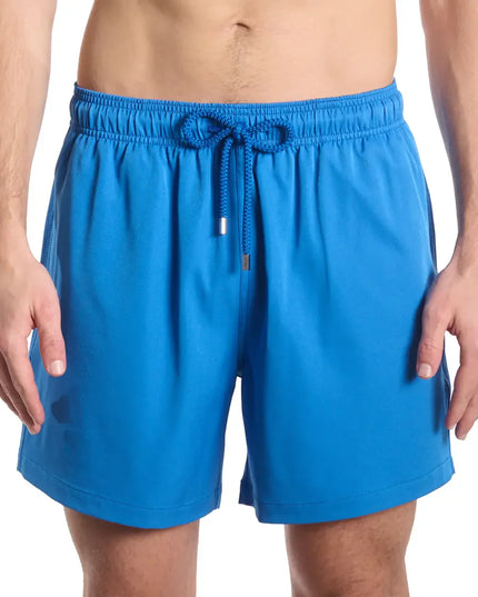 Men’s Premium Compression-Lined Hybrid Shorts – Ocean Blue