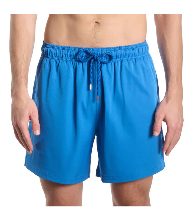 Men’s Premium Compression-Lined Hybrid Shorts – Ocean Blue