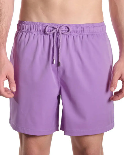 Men’s Premium Compression-Lined Hybrid Shorts – Orchid Bay