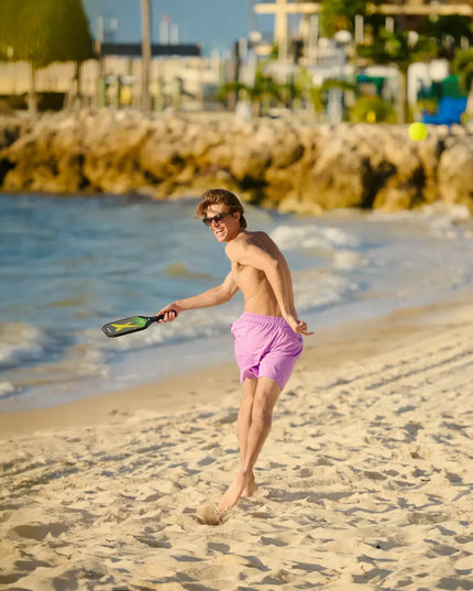 Men’s Premium Compression-Lined Hybrid Shorts – Orchid Bay