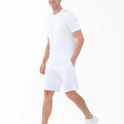 Performance Men's Tournament Short Sleeve Crew Neck - White