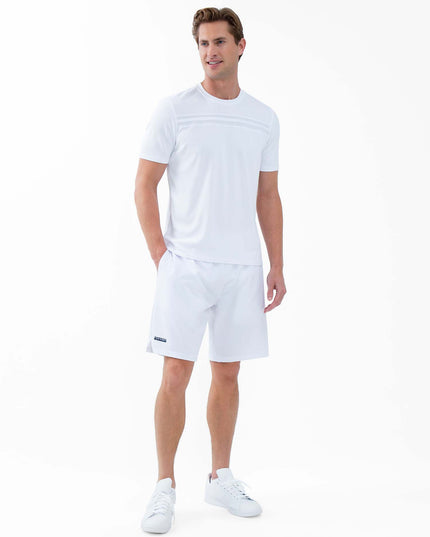 Performance Men's Tournament Short Sleeve Crew Neck - White