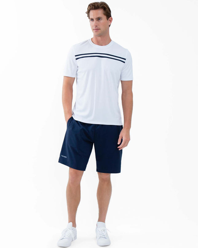 Performance Men's Tournament Short Sleeve Crew Neck - White/Midnight