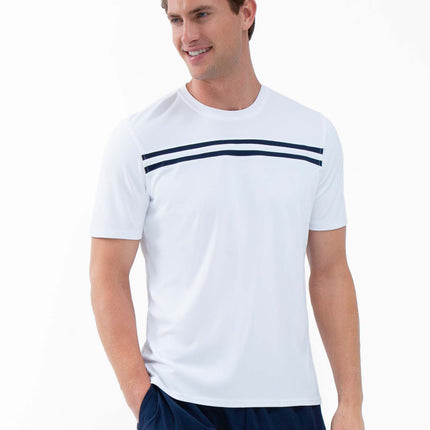 Performance Men's Tournament Short Sleeve Crew Neck - White/Midnight