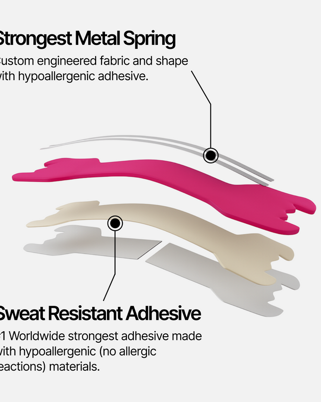 Pink Nasal Strips