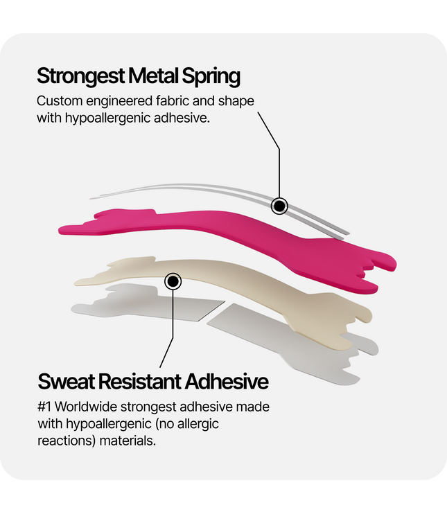 Pink Nasal Strips