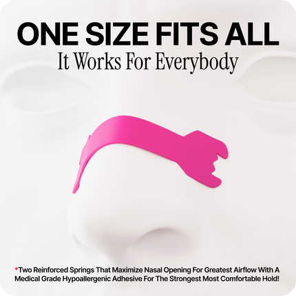Pink Nasal Strips