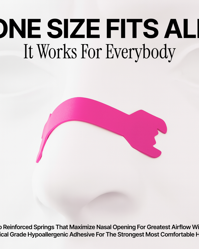 Pink Nasal Strips