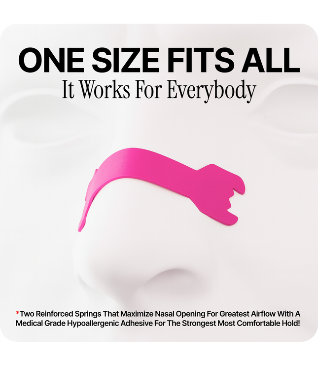 Pink Nasal Strips