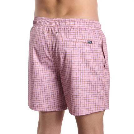 Men’s Premium Compression-Lined Hybrid Shorts – Pixel Break - Rosetide