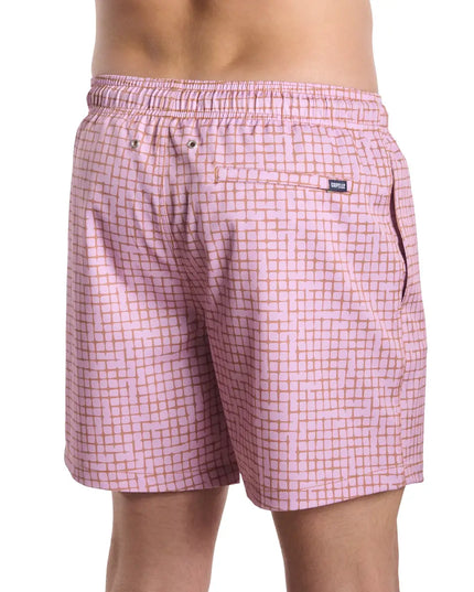 Men’s Premium Compression-Lined Hybrid Shorts – Pixel Break - Rosetide