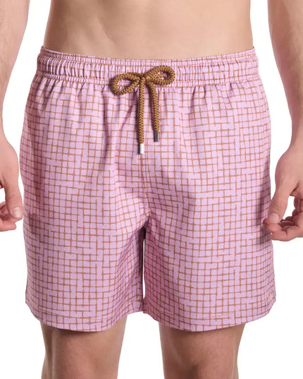 Men’s Premium Compression-Lined Hybrid Shorts – Pixel Break - Rosetide