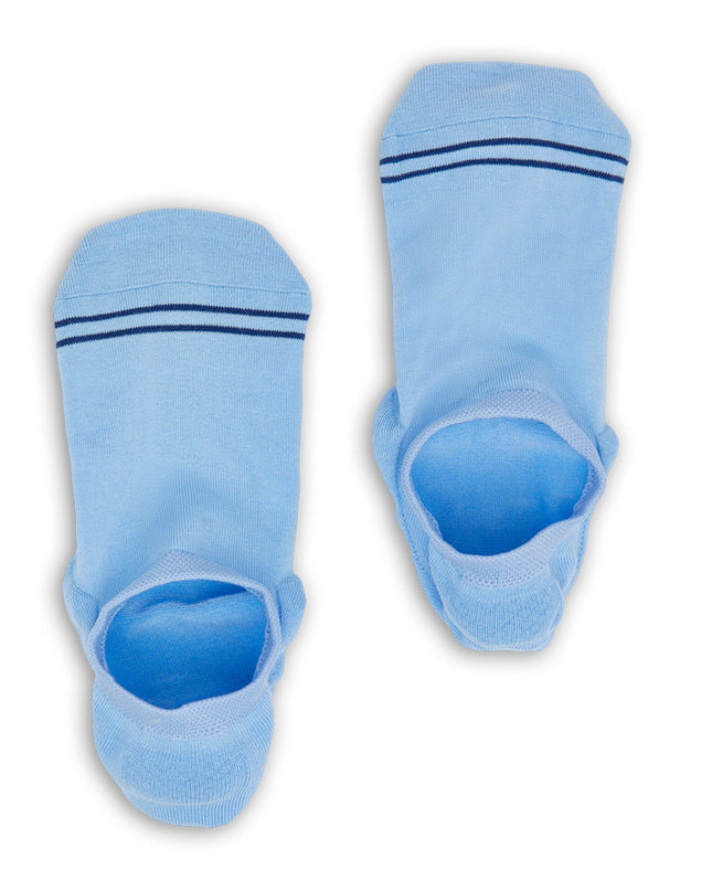 Powder Blue No-Show Socks