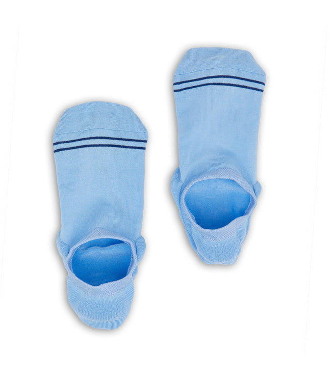 Powder Blue No-Show Socks