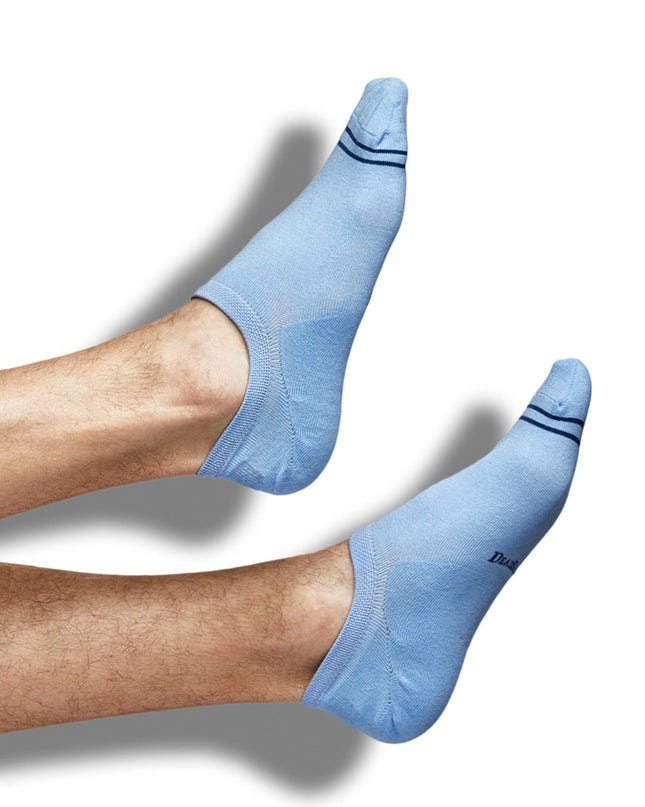 Powder Blue No-Show Socks