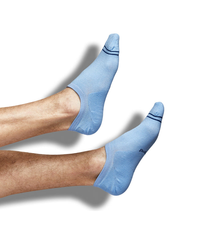 Powder Blue No-Show Socks