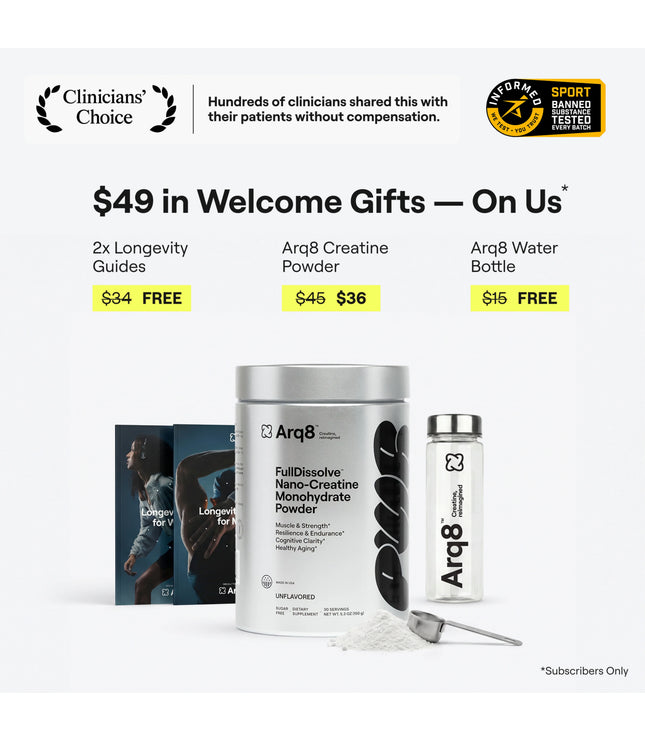 Arq8™ Creatine Monohydrate Powder