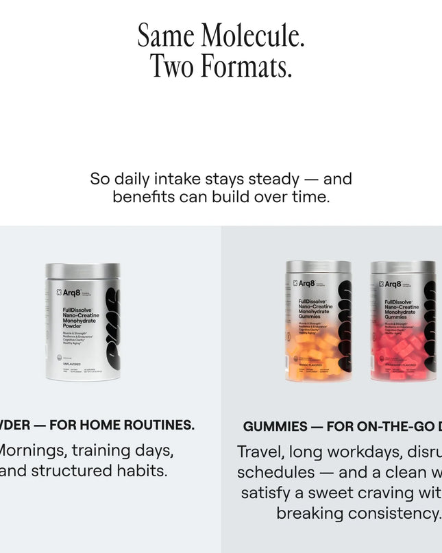 Arq8™ Creatine Monohydrate Powder
