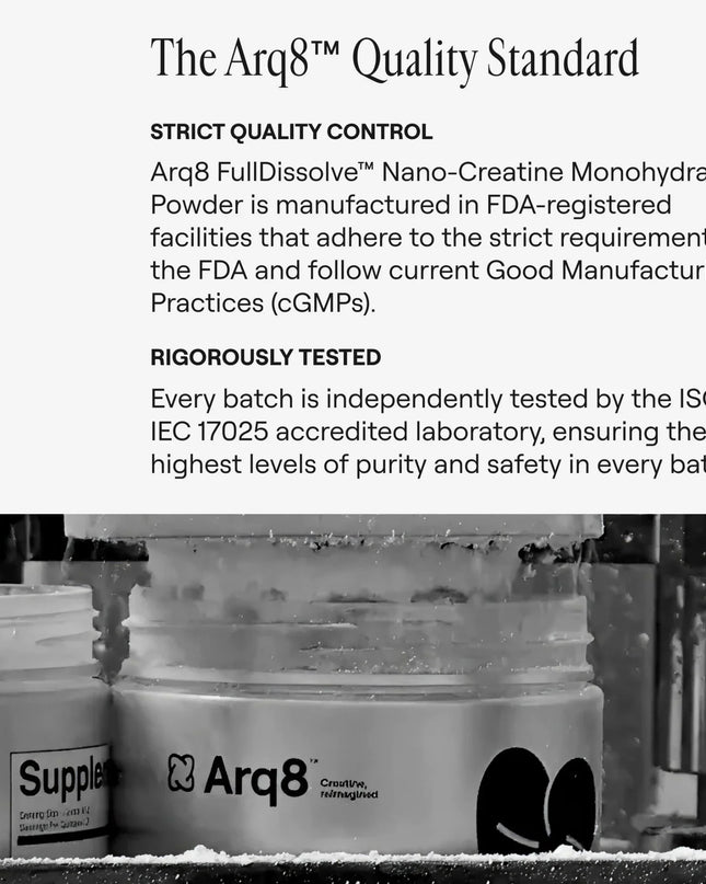 Arq8™ Creatine Monohydrate Powder