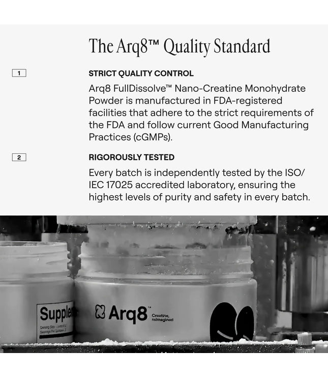 Arq8™ Creatine Monohydrate Powder