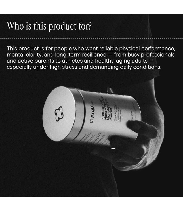 Arq8™ Creatine Monohydrate Powder