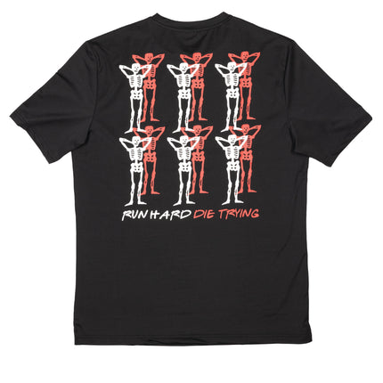 PACE PARTNERS RUN TEE, UNISEX - BLACK