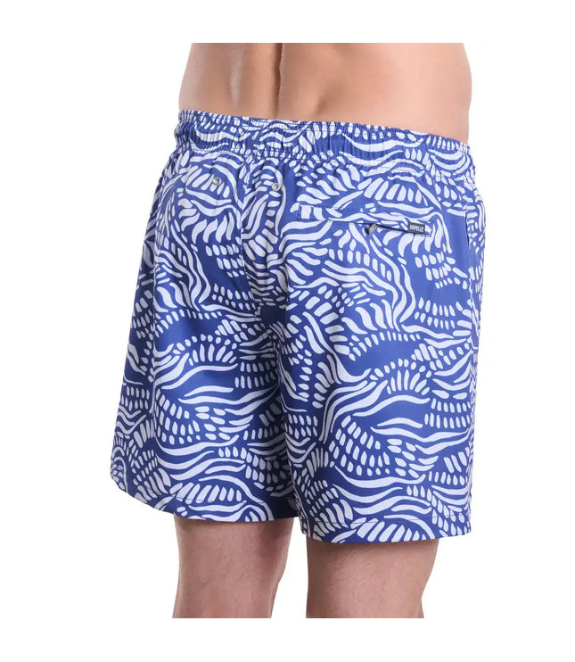 Men’s Premium Compression-Lined Hybrid Shorts – Salt Spray-Harbor and Surf