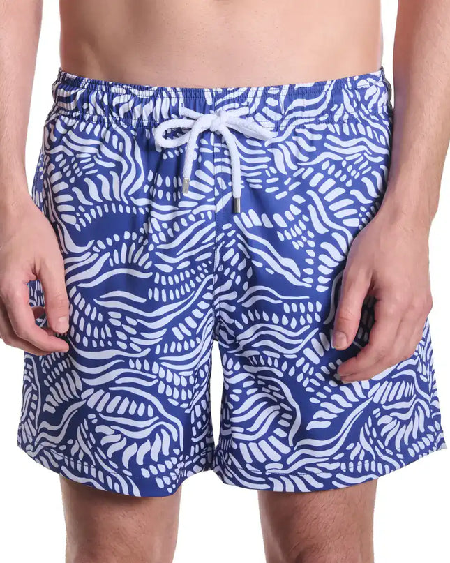 Men’s Premium Compression-Lined Hybrid Shorts – Salt Spray-Harbor and Surf