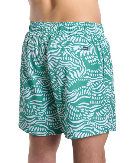 Men’s Premium Compression-Lined Hybrid Shorts – Salt Spray - Palm and Surf