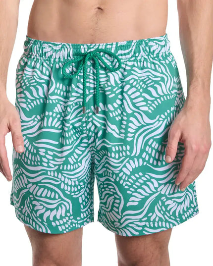 Men’s Premium Compression-Lined Hybrid Shorts – Salt Spray - Palm and Surf