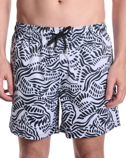Men’s Premium Compression-Lined Hybrid Shorts – Salt Spray - Surf and Storm