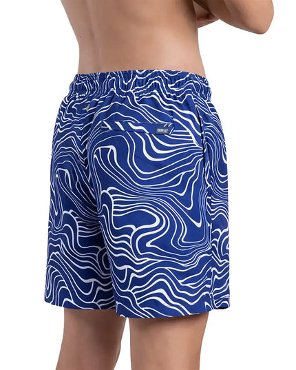 Boys Hybrid Swim & Play Shorts – Sand Waves - Harbor and Surf