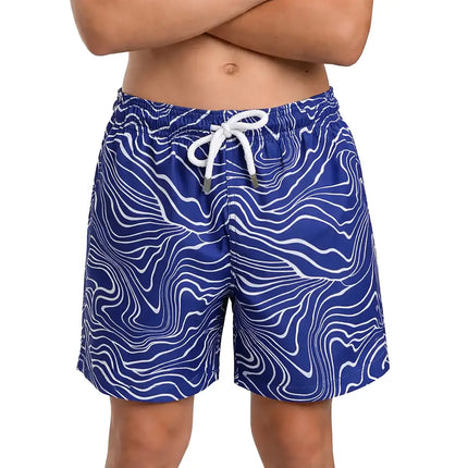 Boys Hybrid Swim & Play Shorts – Sand Waves - Harbor and Surf