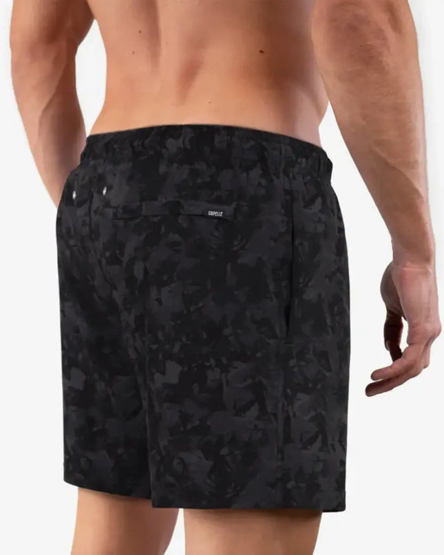 Men’s Premium Compression-Lined Hybrid Shorts – Street Camo