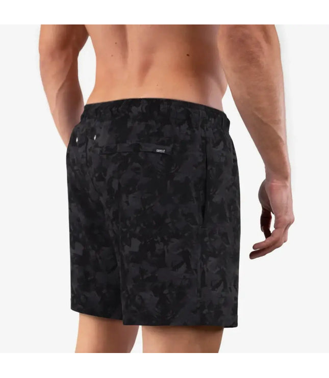 Men’s Premium Compression-Lined Hybrid Shorts – Street Camo