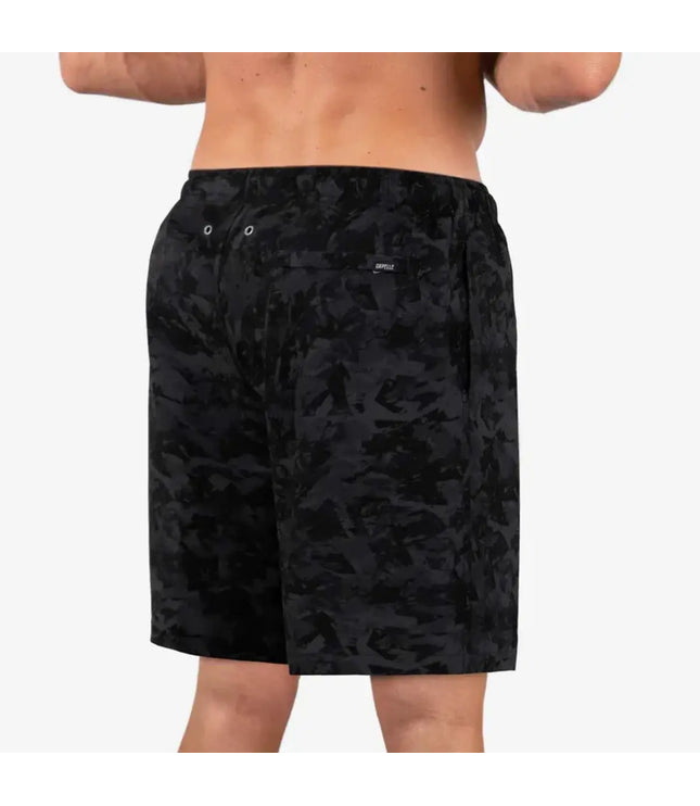 Men’s Premium Compression-Lined Hybrid Shorts – Street Camo
