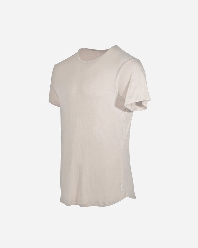Bamboo Swift Curve-Hem Tee - Black