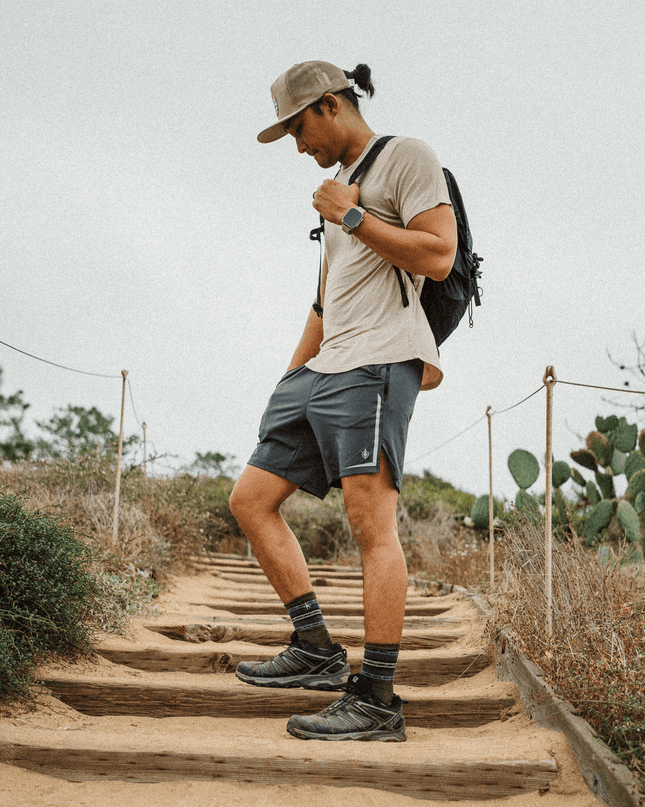 Bamboo Swift Curve-Hem T-Shirt - Heather Grey