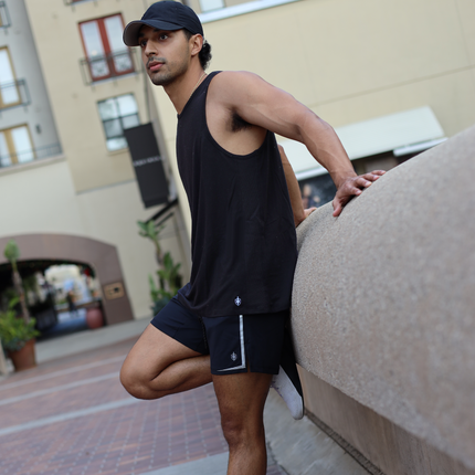 Eucalyptus Performance Tank - Black