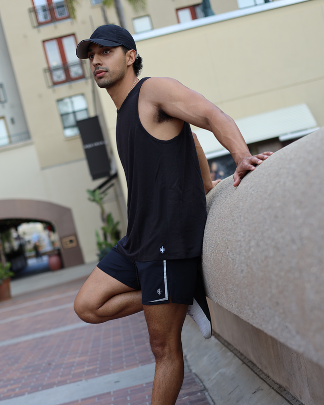 Eucalyptus Performance Tank - Black