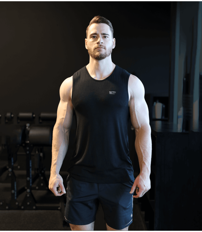 Bamboo Aerotech Tank - Training Div. Heather Grey
