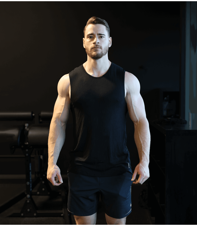 Bamboo Aerotech Tank - Heather Grey