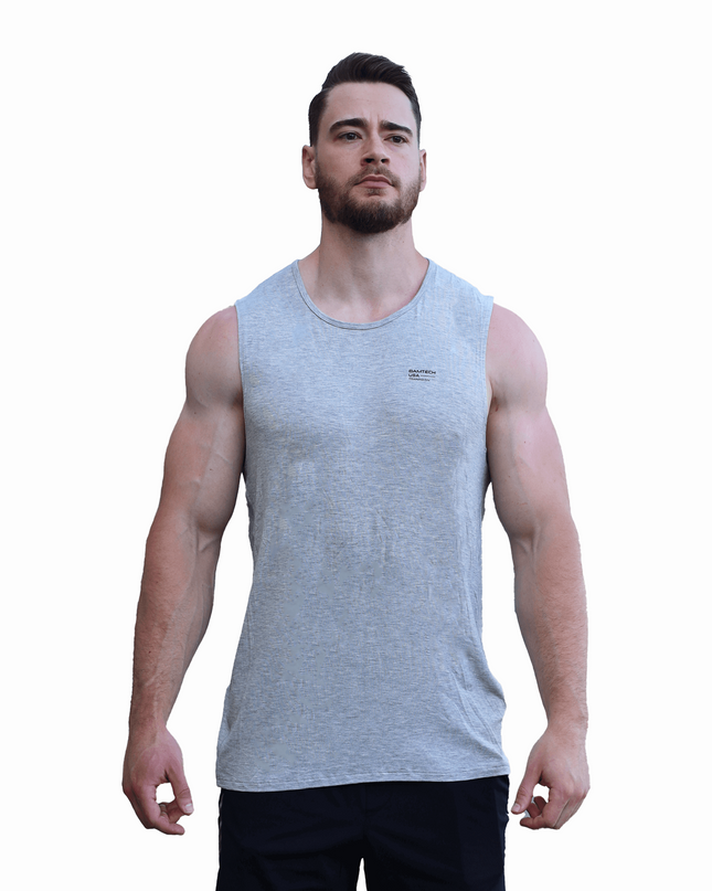 Bamboo Aerotech Tank - Training Div. Heather Grey