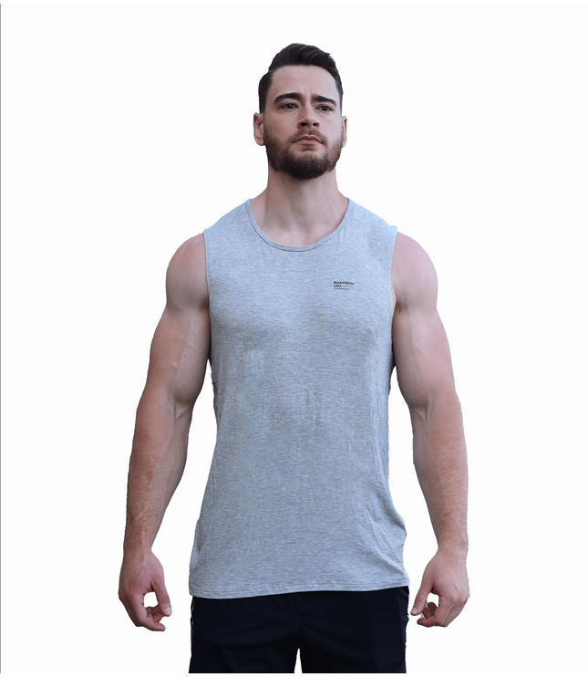 Bamboo Aerotech Tank - Training Div. Heather Grey