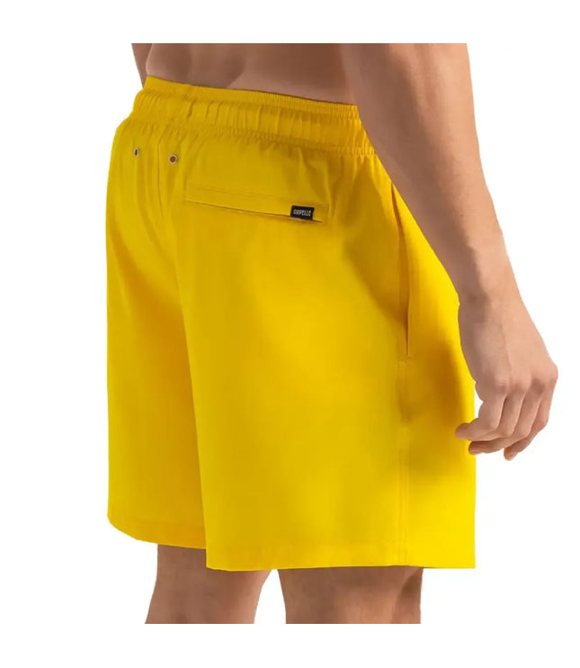 Men’s Premium Compression-Lined Hybrid Shorts – True Yellow